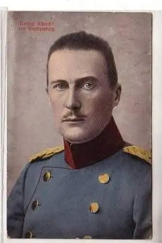 29681 Feldpost Ak Herzog Albrecht von Württemberg in Uniform 1916