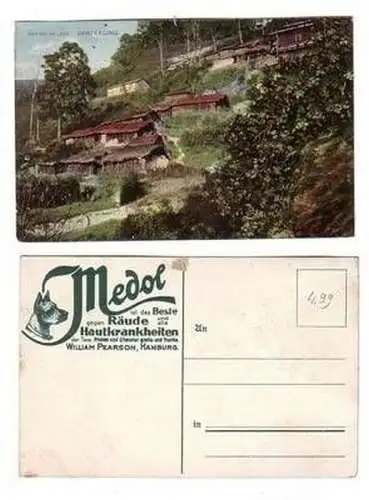 59382 Medol Reklame Ak Darjeeling Indien native Village um 1910