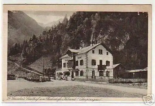 10981 Ak Geißlers Gasthof am Bahnhof Krimml Oberpinzgau