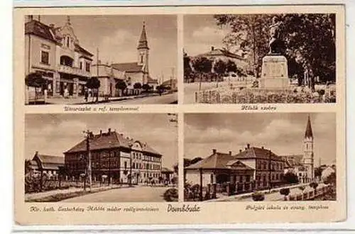 35112 Mehrbild-Ak Ungarn Dombóvár um 1930