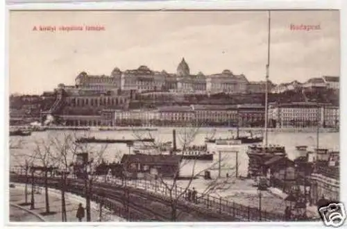 30715 Ak Budapest A Királyi Várpalota Látképe um 1908