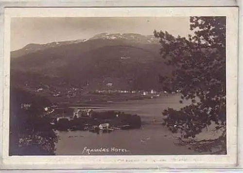 35383 Ak Norwegen Framnaes Hotel um 1920