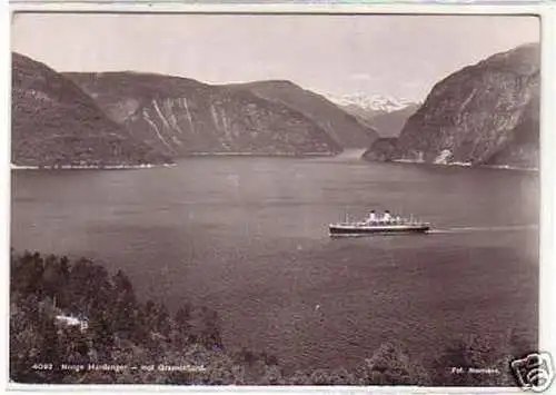 11726 Ak Hardanger mot Granvinfjord Norwegen um 1940