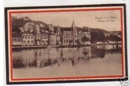 31097 Ak Dinant an der Maas Rathaus und Post um 1915