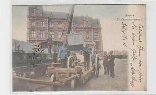 36000 Ak Antwerpen Anvers Le Transbordement 1905