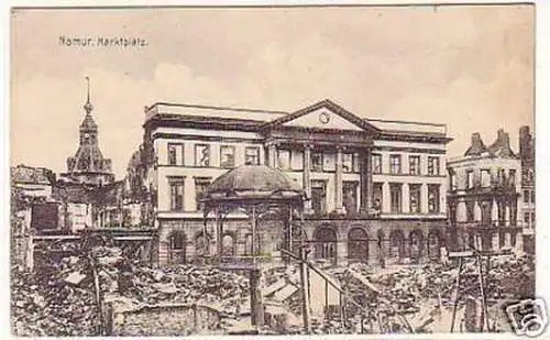 26913 Feldpost Ak Namur Marktplatz 1915