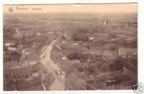 20950 Feldpost Ak Thourout Belgien Panorama 1917