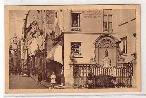 08472 Ak Brüssel Bruxelles Manneken Pis Rue de l´Etuve 1925