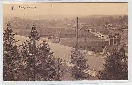 63520 Ak Ciney in Belgien les Forges um 1915