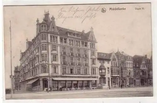 55027 Feldpost Ak Middelkerke Belgien Hotel de la Plage um 1915