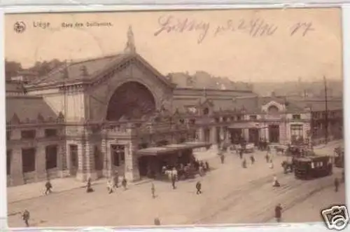 30648 Feldpost Ak Liege Gare des Guillemins 1917