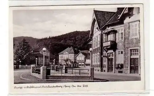 28412 Ak Bad Lauterberg im Harz an der Post 1938