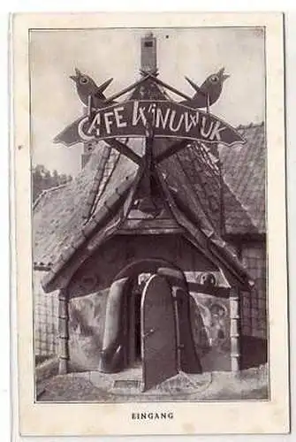 15332 Ak Bad Harzburg Café Winuwuk Eingang um 1925