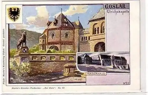 43022 Künstler Ak Goslar Kaiserhaus um 1910