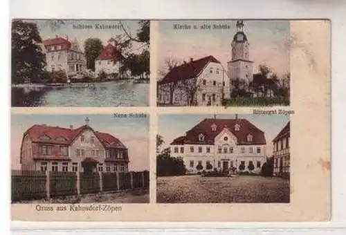 48500 Mehrbild Ak Gruss aus Kahnsdorf-Zöpen 1906