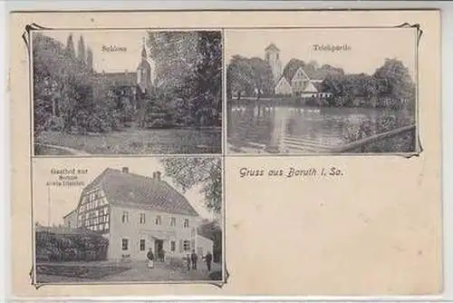 51388 Mehrbild Ak Ak Gruß aus Baruth in Sachsen 1909