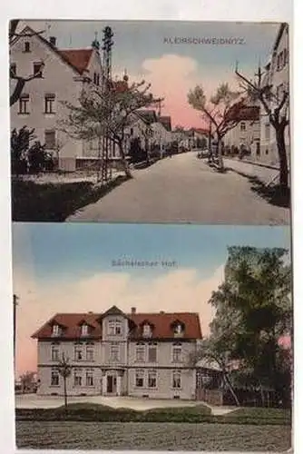 51385 Mehrbild Ak Kleinschweidnitz Gasthaus Sächsischer Hof um 1910