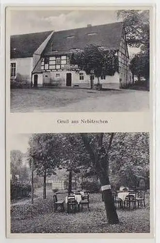 52485 Mehrbild Ak Gruß aus Nebitzschen Gasthof 1935