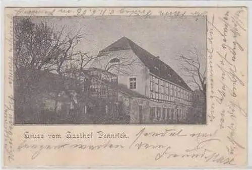 51395 Ak Gruß vom Gasthof Pennrich 1905