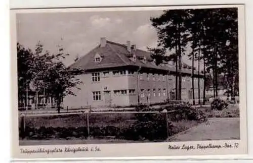21197 Ak Truppenübungsplatz Königsbrück in Sa. um 1940