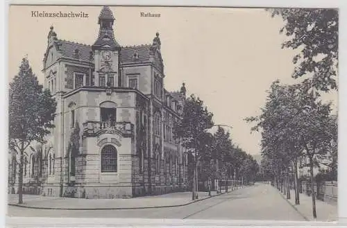 67908 Ak Kleinzschachwitz Rathaus um 1910