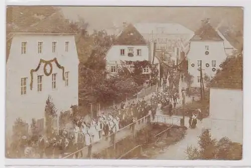 64720 Foto Ak Liebstadt 'Gauturnfest' 1910