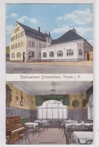 94611 AK Treuen im Vogtland - Etablissement Schützenhaus, Gesellschaftszimmer