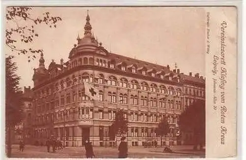 9/3 Ak Leipzig Vereinslazarett Johannis Allee um 1920