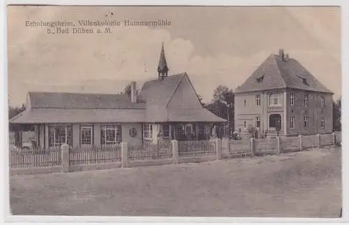 72115 AK Erholungsheim, Villenkolonie Hammermühle bei Bad Düben an d. Mulde 1921