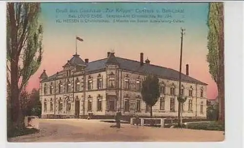 36885 Ak Kleinhessen bei Crimmitschau Gasthaus 1910