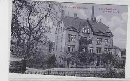 34934 Ak Steinpleiss bei Werdau Café & Weinstube 1917