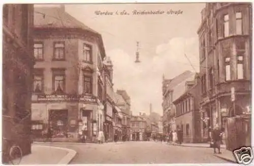 25133 Ak Werdau Reichenbacher Strasse um 1925