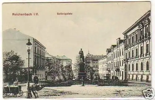 23566 Ak Reichenbach i.V. Solbrigplatz 1908