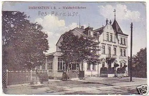 17011 Ak Rabenstein in Sachsen Waldschlößchen 1916