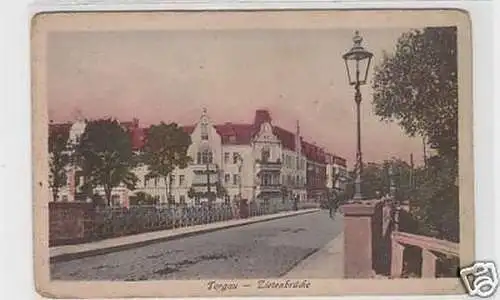 34710 Ak Torgau Zietenbrücke um 1910