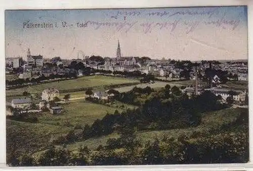 59072 Ak Falkenstein im Vogtland Totalansicht 1922