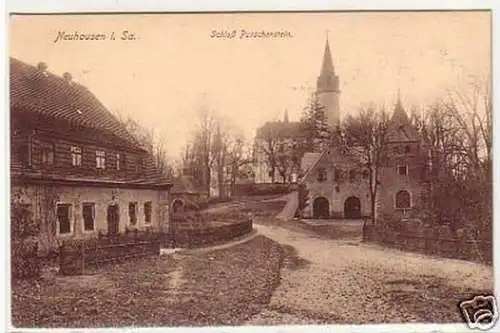 30138 Ak Neuhausen in Sachsen Schloß Purschenstein 1925