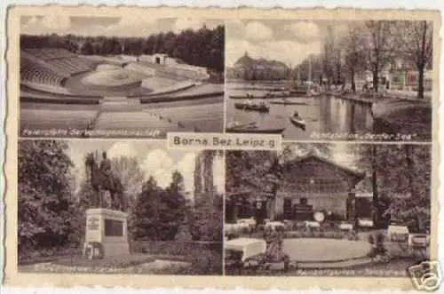 13702 Mehrbild Ak Borna bei Leipzig um 1940