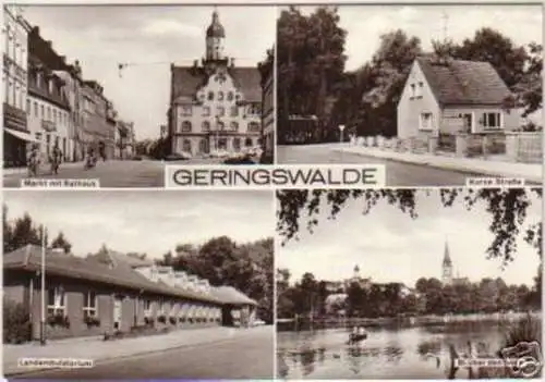 11716 Mehrbild Ak Geringswalde Kurze Straße usw. 1982