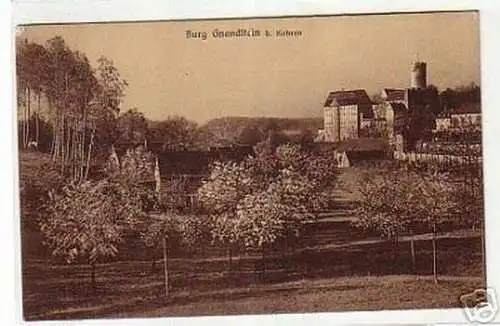 09519 Ak Burg Gnandstein bei Kohren um 1930