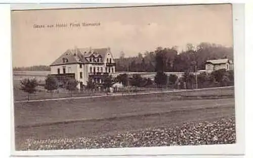 38282 Ak Gruß aus Klosterlausnitz Hotel Bismarck 1922