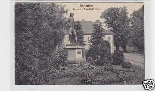 34717 Ak Rheinsberg Kronprinz Friedrich Denkmal 1925