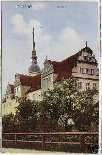 07443 Ak Dobrilugk Niederlausitz Schloß 1918