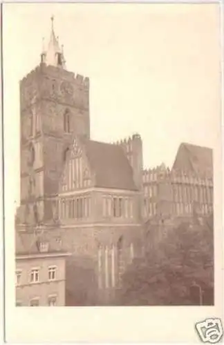 18591 Foto Ak Frankfurt Oder Marienkirche um 1930