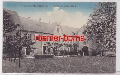 82964 Ak Wassertrüdingen Partie im Schlosshof 1914