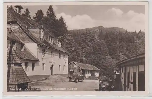 05275 Ak Bayr. Wald Zwieseler Waldhaus mit Falkenstein 1941