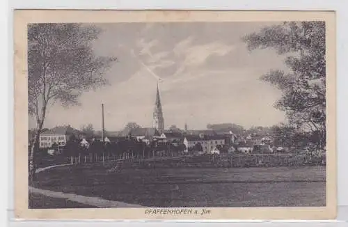 77358 Feldpost AK Pfaffenhoffen an der Ilm - Stadtansicht mit Kirche 1916