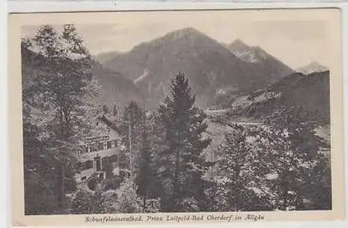 39625 Ak Schwefelmineralbad Oberdorf im Allgäu um 1920