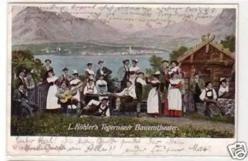 31204 Ak L. Köhler´s Tegernsee´r Bauerntheater 1904