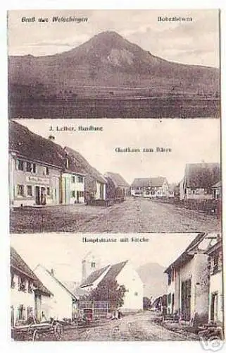 11282 Ak Gruß aus Welschingen Gasthaus zum Bären 1917